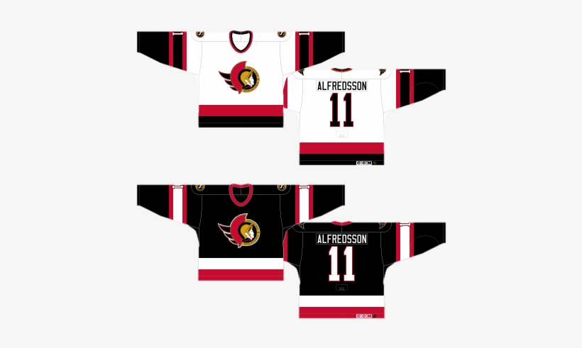 Senators04 Medium - Ottawa Senators 90s Jersey, transparent png #3065854
