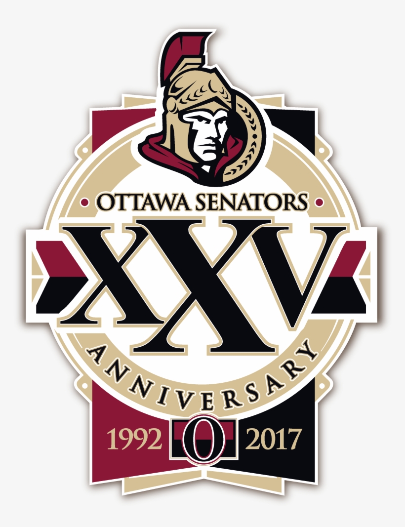 Sens 25th Jay Earle Transparent - Ottawa Senators 25th Anniversary, transparent png #3065857