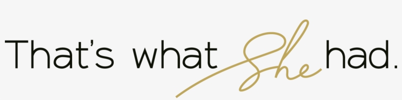 That's What She Had - Aspic, transparent png #3066202
