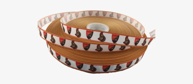 Ottawa Senators Printed Ribbon, 5/8" Grosgrain Hockey - Ceramic, transparent png #3066507