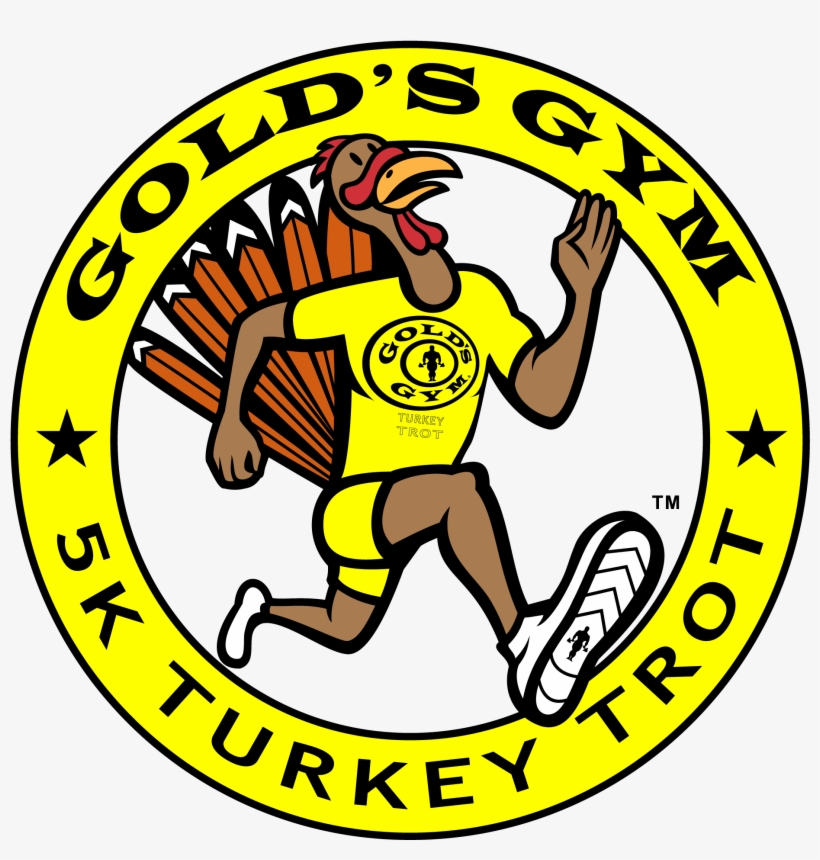 Golds Gym Annual 5k Turkey Trot - Gold's Gym, transparent png #3066911