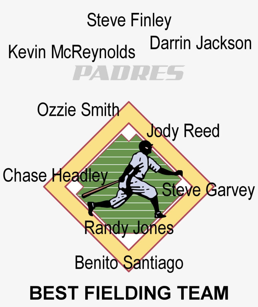 San Diego Padres Best Fielders - Baseball, transparent png #3067112