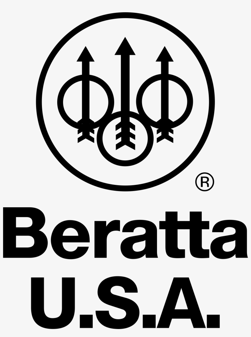 Beretta Usa Logo Black And Ahite - Beretta 500 Years One Passion, transparent png #3067301