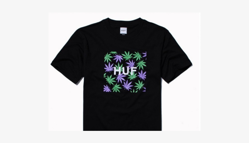 Huf Box Leaf T Shirt - Ombre Tee, transparent png #3068488