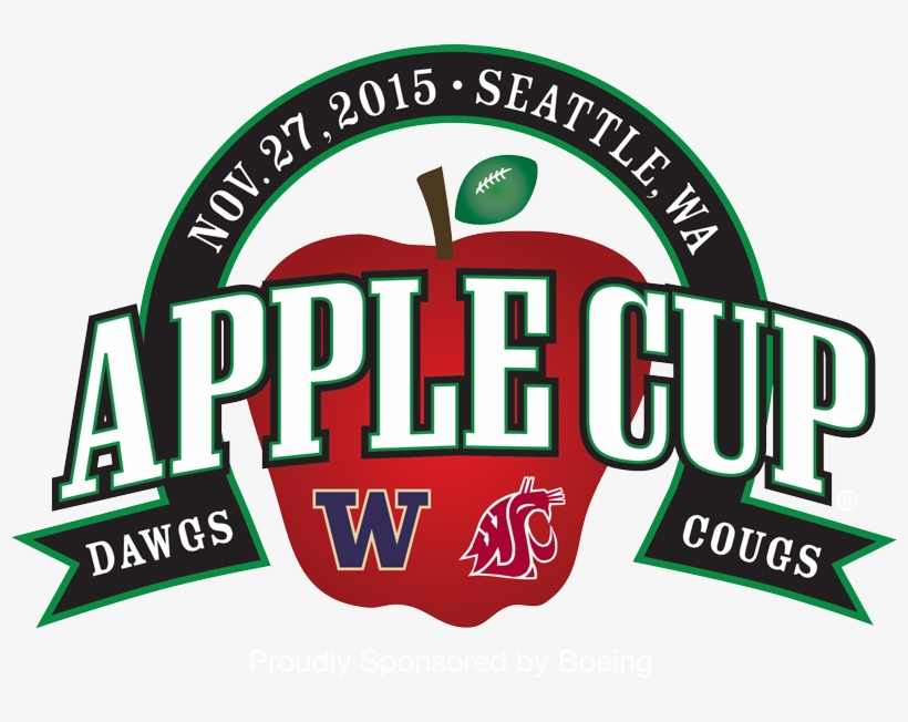 The Apple Cup Is A Washington Tradition And One Of - Apple Cup 2017 Logo, transparent png #3068614