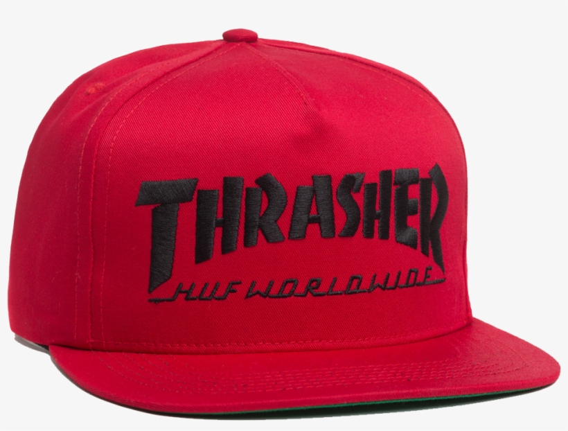 Huf X Thrasher © - Baseball Cap, transparent png #3069060