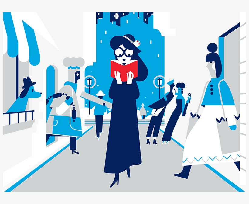 Mural Art And Design For The Warby Parker Store In - Warby Parker Illustrations, transparent png #3069486