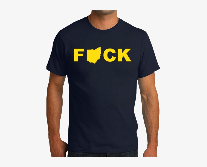 College Sports Rivalry Michigan Football Fan T-shirt - T-shirt, transparent png #3070216