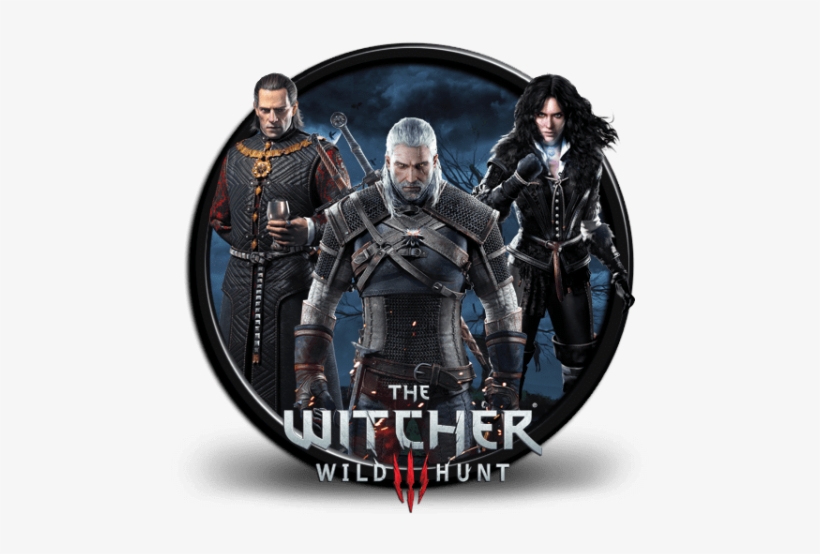 Free Png The Witcher 3 Logo Png Images Transparent - Witcher 3 Wild Hunt Icon, transparent png #3070254