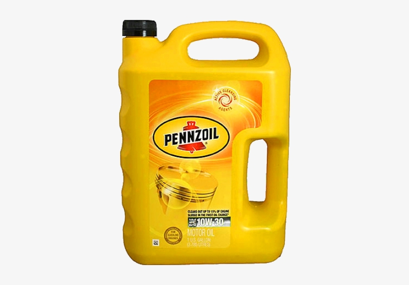 1 Gallon Of 10w-30 Pennzoil Motor Oil - 1 Gallon Of Motor Oil, transparent png #3070256