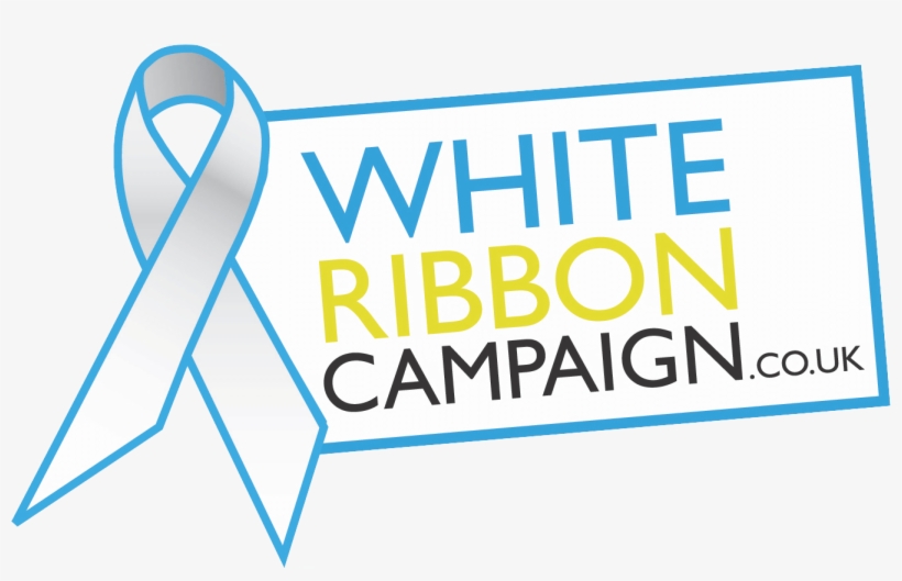 White Ribbon Logo - Save Water Drink Champagne Napkins, transparent png #3070694