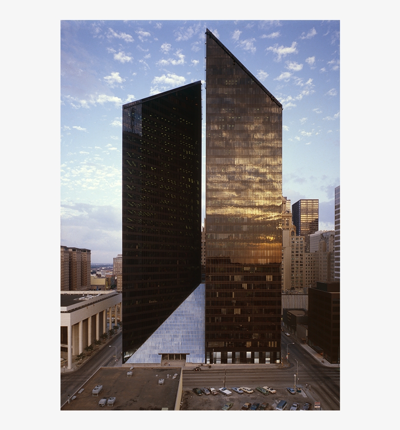 Pennzoil Place - Pennzoil Place Philip Johnson Houston, transparent png #3070737