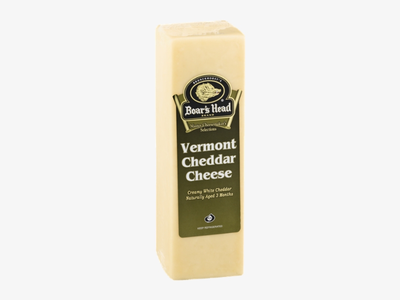 Boar's Head Vermont White Cheddar Cheese, transparent png #3071300