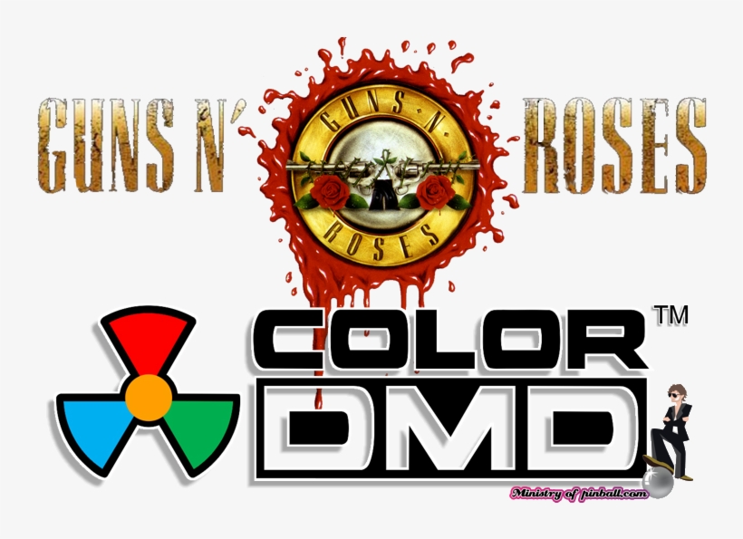 Guns N' Roses Colordmd - Guns And Roses Logo Png, transparent png #3071633