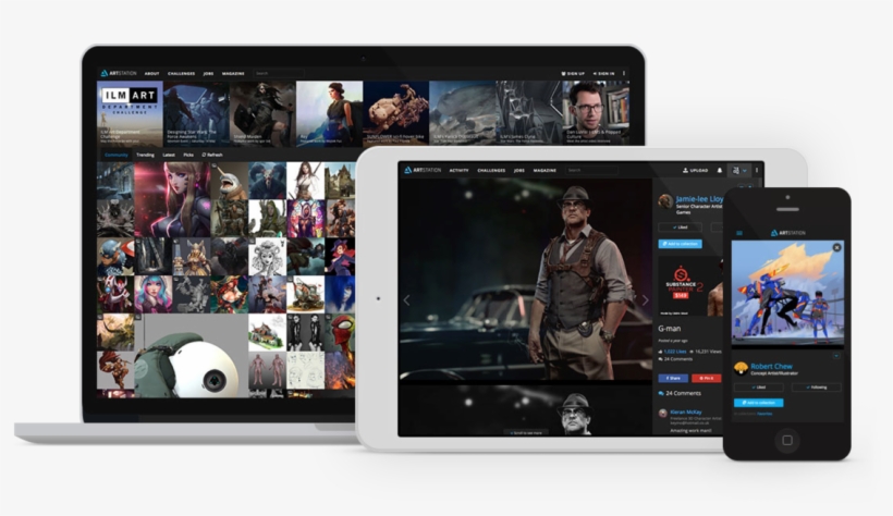 Artstation - Tablet Computer, transparent png #3071716