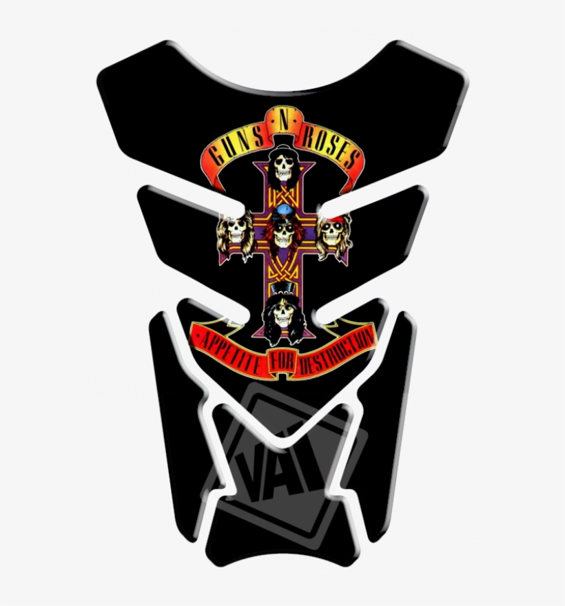 Adesivo Protetor De Tanque Guns N' Roses - Appetite For Destruction Cd By Guns N Roses 1disc, transparent png #3071744