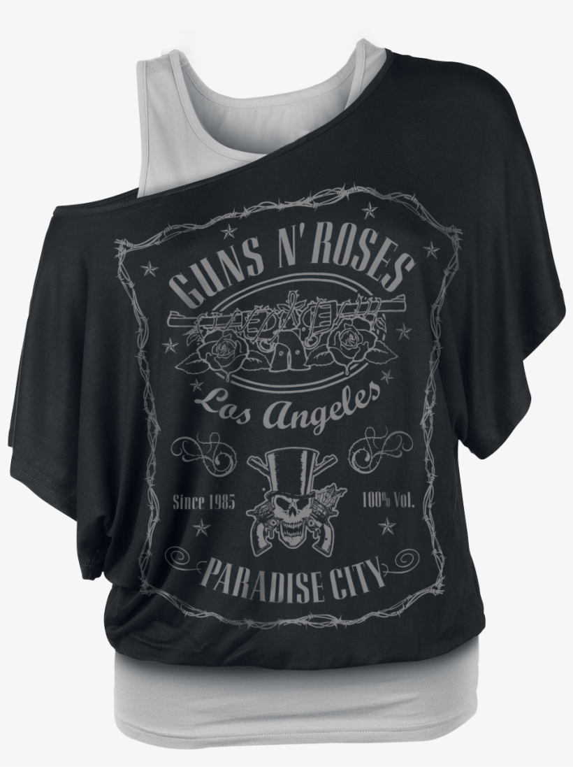 Guns N' Roses - Koszulka Damska Rolling Stones, transparent png #3071869