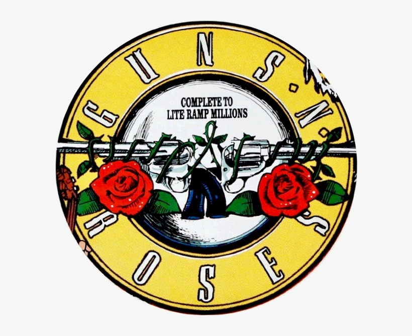 Guns N' Roses Playfield Overlay - Guns And Roses, transparent png #3072228