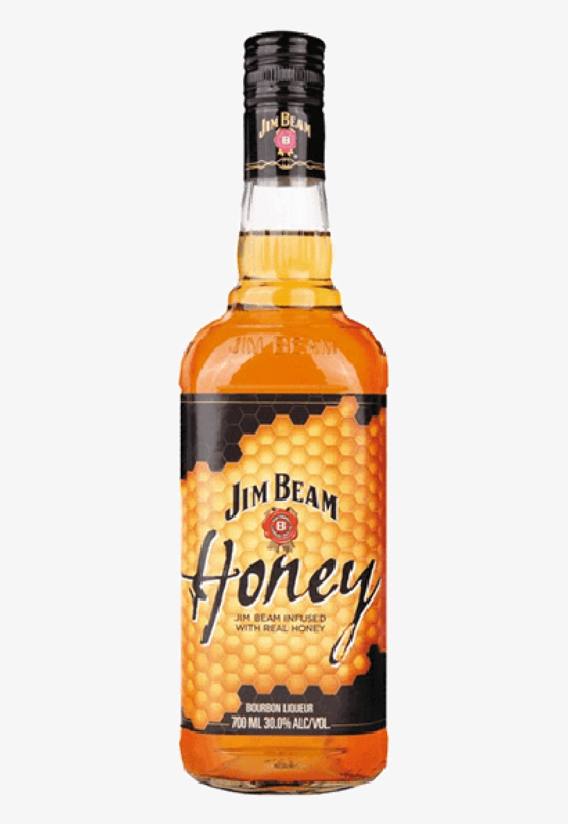 Jim Beam Honey Bourbon 700ml - Jim Beam Honey Whisky Liqueur, transparent png #3072394