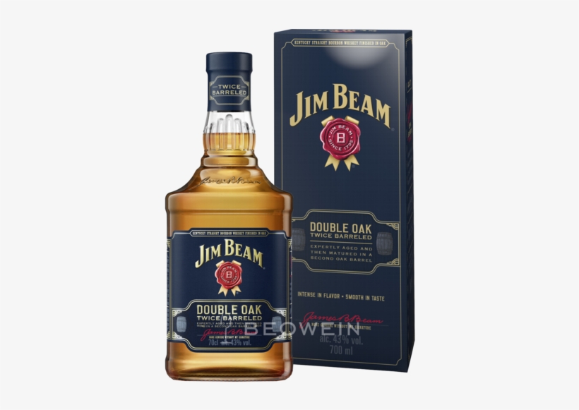 Jim Beam Double Oak Bourbon Whiskey 0,7 L - Jim Beam Double Oak, transparent png #3072467