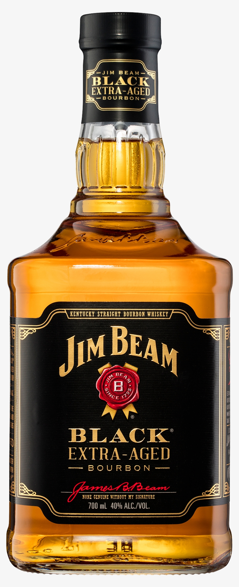 Jim Beam Black Extra-aged Bourbon 700ml - Jim Beam Black Extra-aged Bourbon, transparent png #3072547