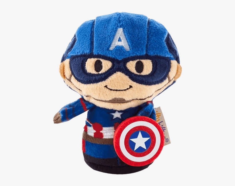 Itty Bittys: Captain America - 4" Plush, transparent png #3072884