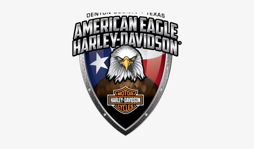 American Eagle Hd - Harley Davidson With Eagles, transparent png #3072979