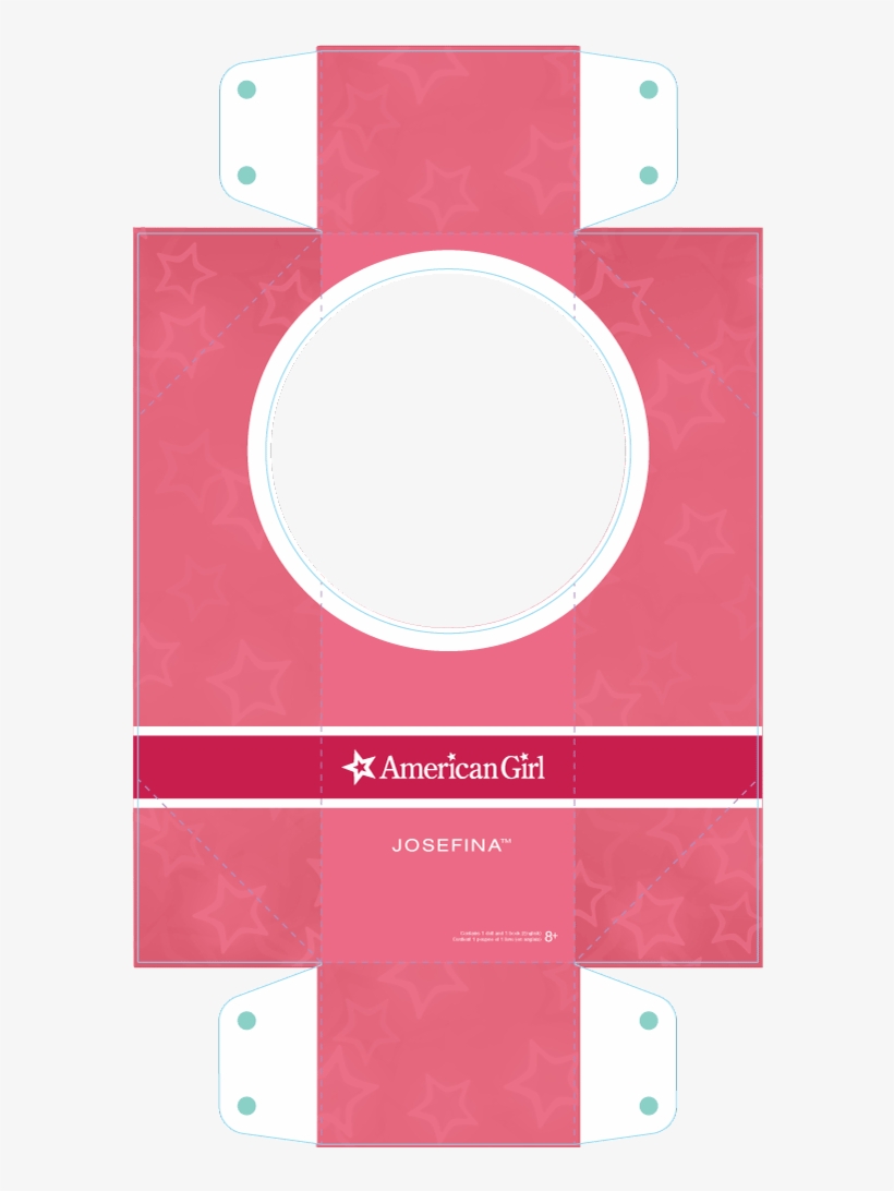 Top Box Die Line - American Girl Packaging, transparent png #3073678