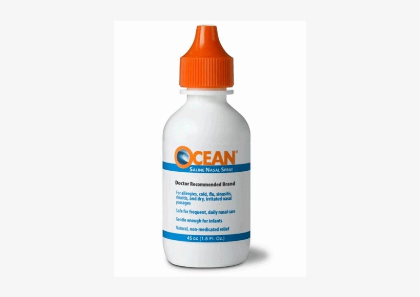 Buy Ocean Mist Saline Nasal Spray, 45 Ml Online Used - Ocean Nasal Spray, transparent png #3074667