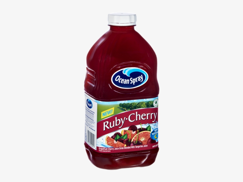 Ocean Spray Juice Cocktail, Cherry - 64 Fl Oz Bottle, transparent png #3074715