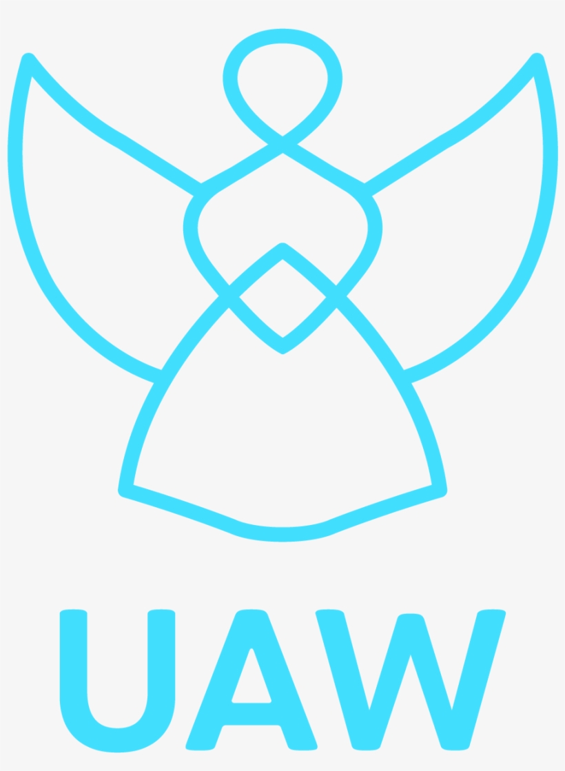 Uaw Vert Acnym Logo Lb - Drawing, transparent png #3074852