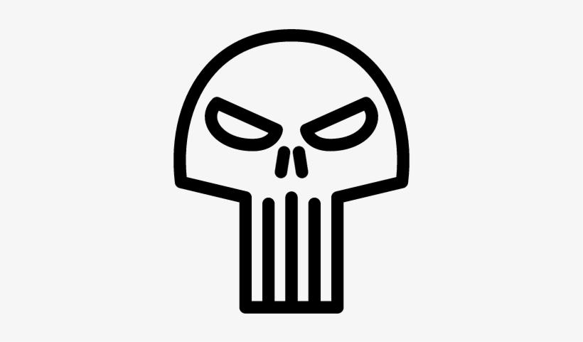 Cartoon Punisher Png Logo - Punisher Logo 400x400 .png, transparent png #3074911