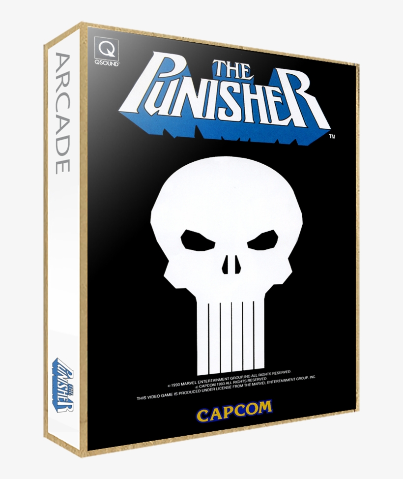 The Punisher - Punisher Arcade Box Art, transparent png #3075110