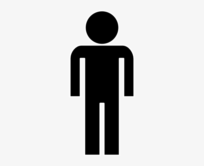 Outline Of Man Clipart Png For Web - Silueta De Hombre Baño, transparent png #3075276