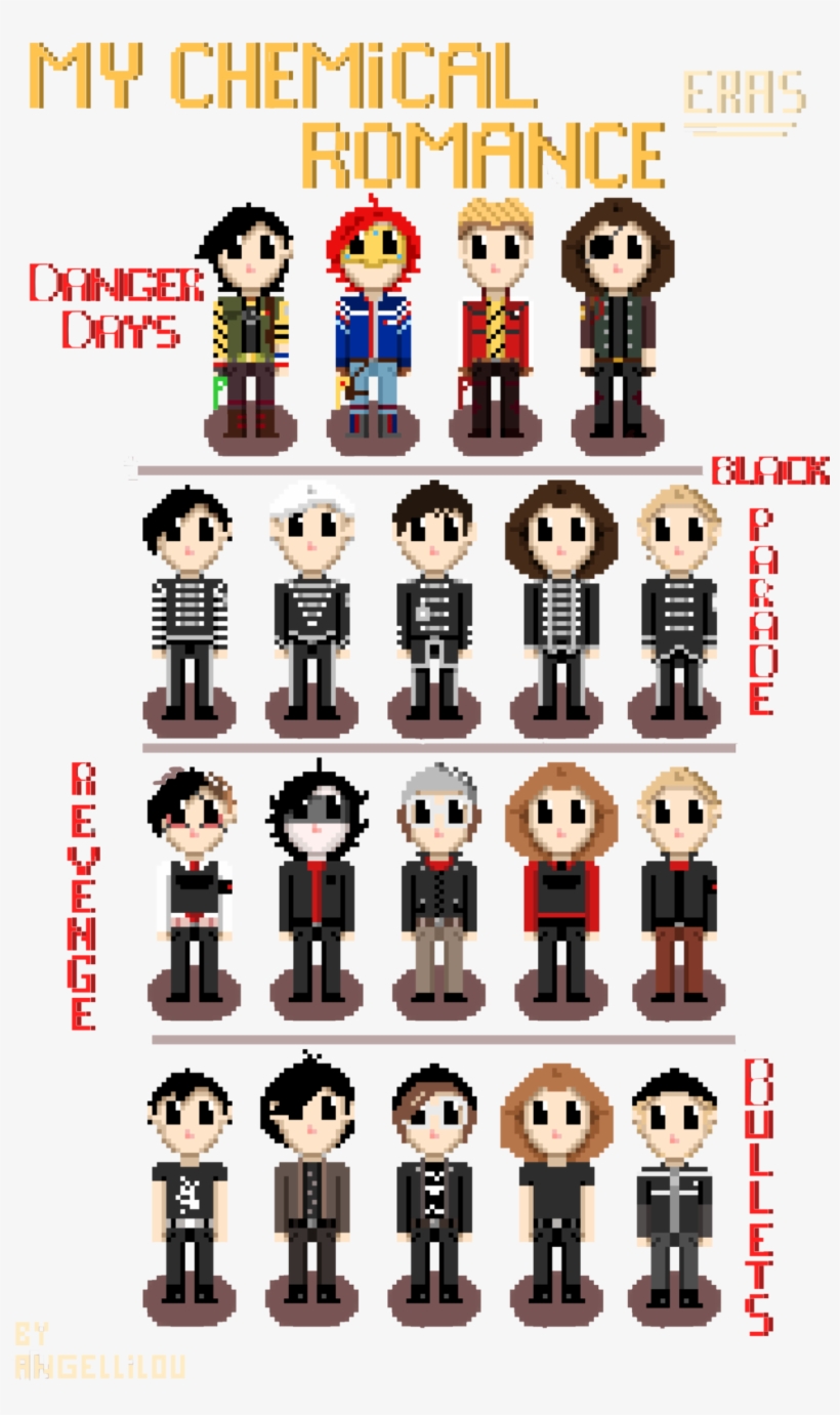 It's The First Time I Do This Kind Of Art - Pixel Art The Black Parade, transparent png #3075516