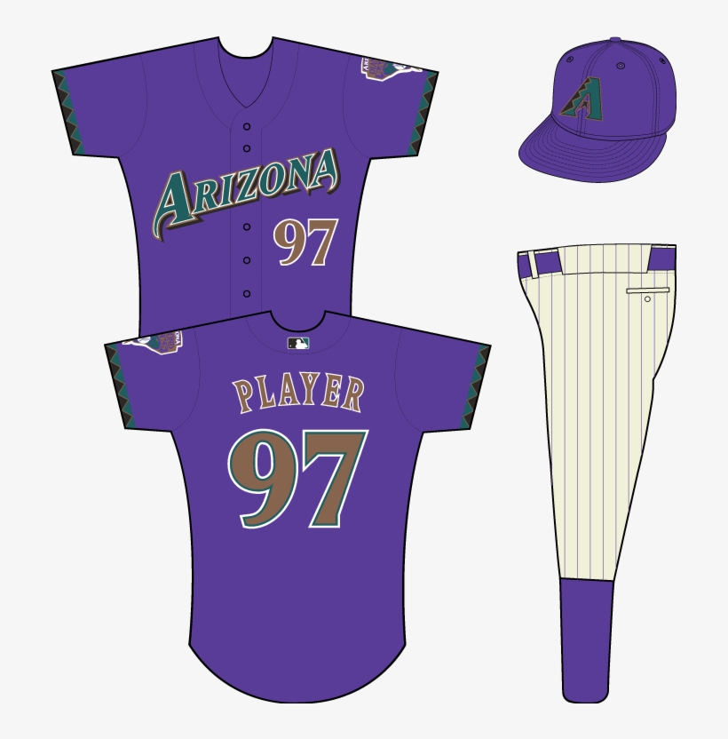 Arizona Diamondbacks - Cleveland Indians Baseball Uniform, transparent png #3075558