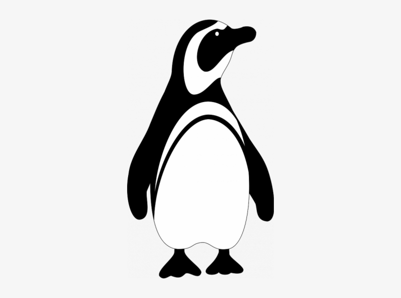 Emperor Penguin Clipart Transparent - Clip Art Penguin Black And White, transparent png #3075687