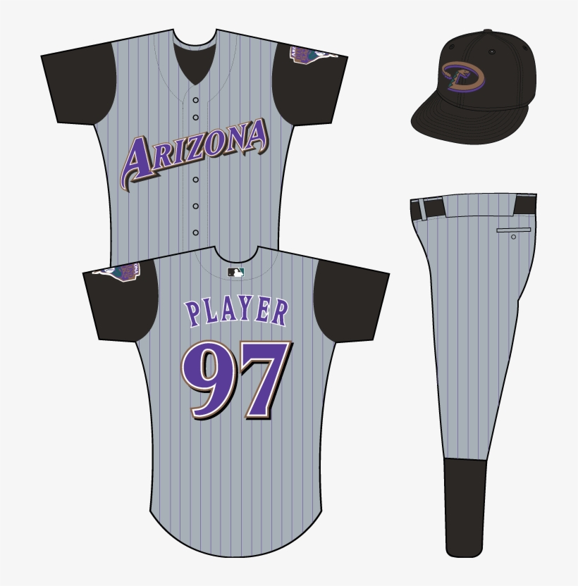 Arizona Diamondbacks - Los Angeles Dodgers Uniform, transparent png #3076115