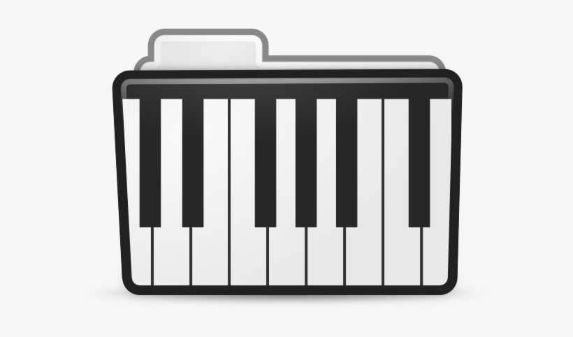 This Free Clipart Png Design Of Piano Folder Clipart - Gene's Keyboard Bob's Burgers, transparent png #3076252