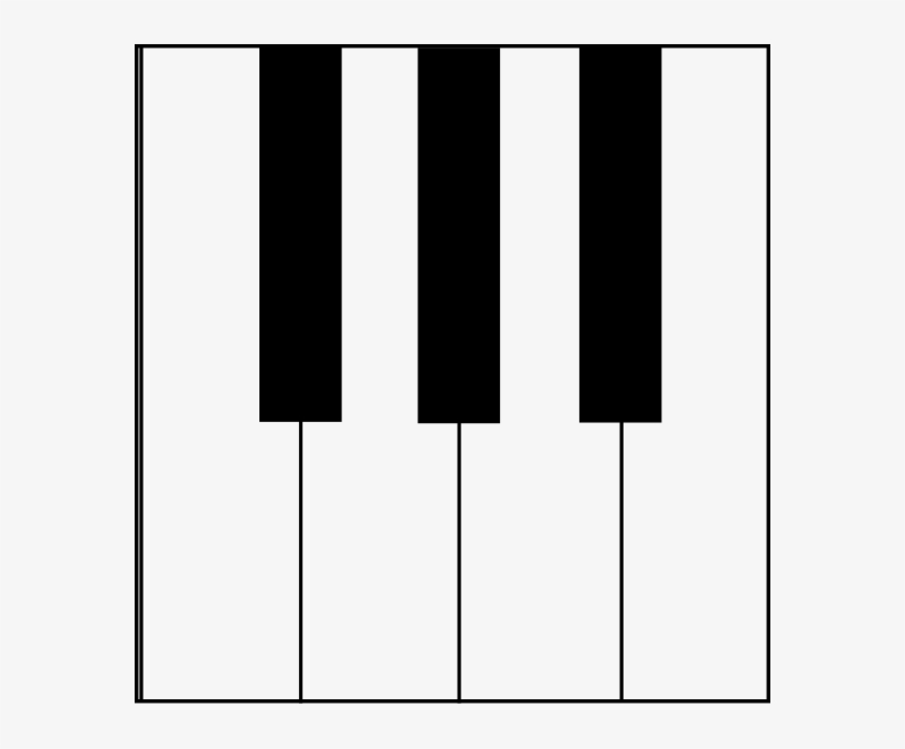 Piano Clipart Chord Progression Chord Chart - Three Black Keys, transparent png #3076774