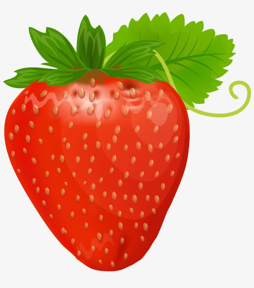 Strawberry Clipart Kawaii - Public Domain Strawberry Clipart, transparent png #3076947