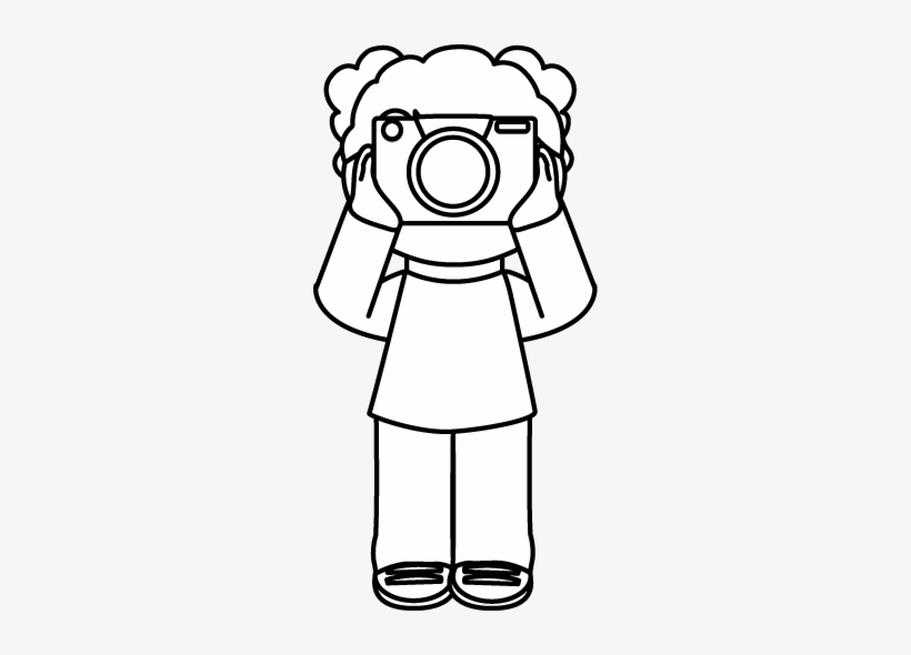 Camera Clipart Black And White Free Clipart - Take A Photo Clipart Black And White, transparent png #3077008