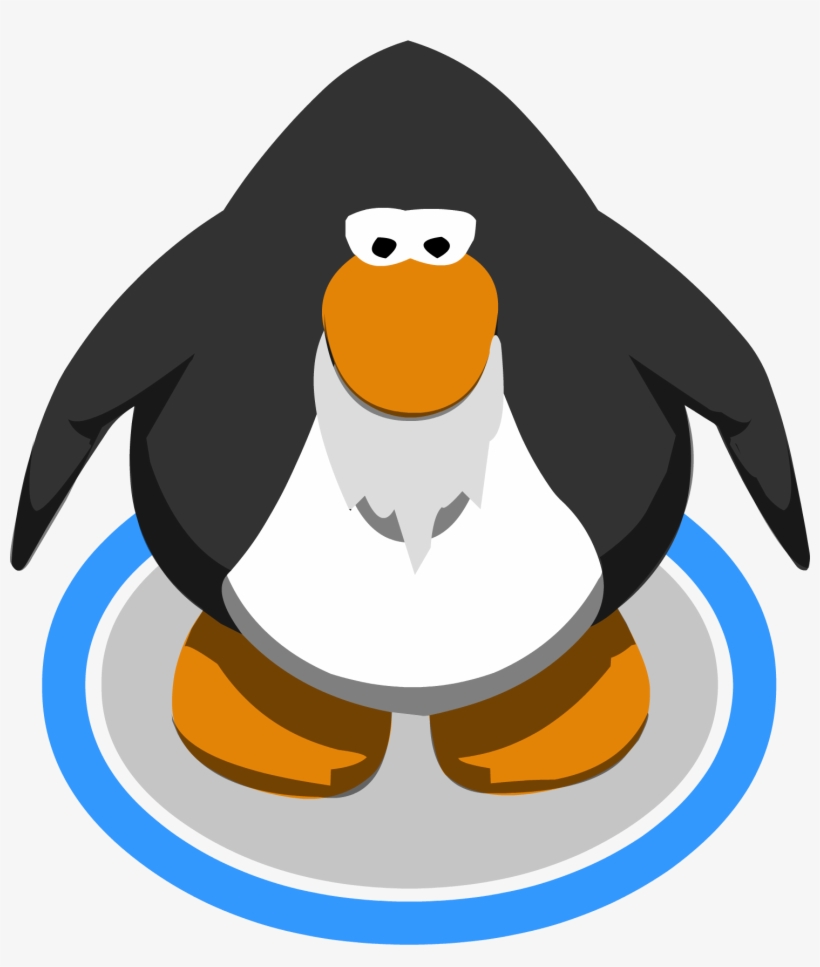 Santa Beard Ingame - Red Penguin Club Penguin, transparent png #3077135