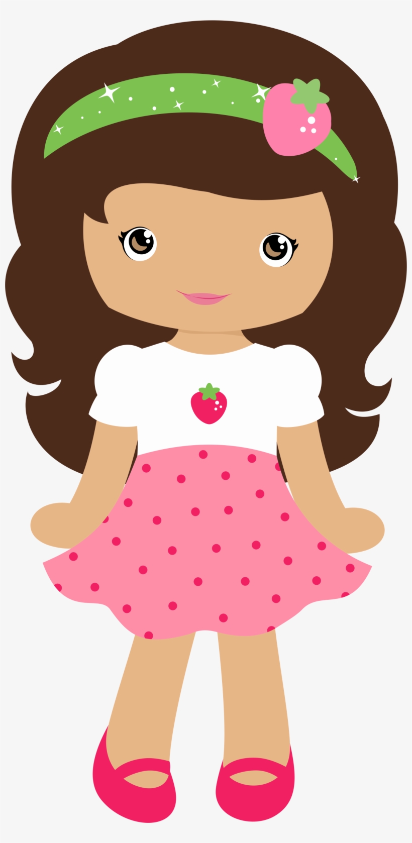 Moranguinho - Grafos-strawberrygirl11 - Minus Mais - Doll Clip Art Png, transparent png #3077221