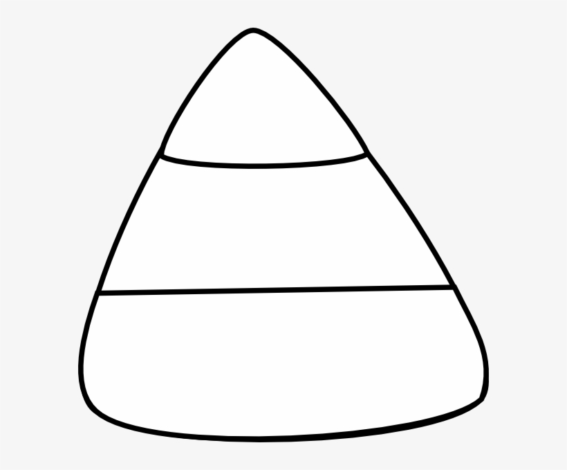 28 Collection Of Candy Corn Outline Clipart - Candy Corn Svg Free, transparent png #3077810