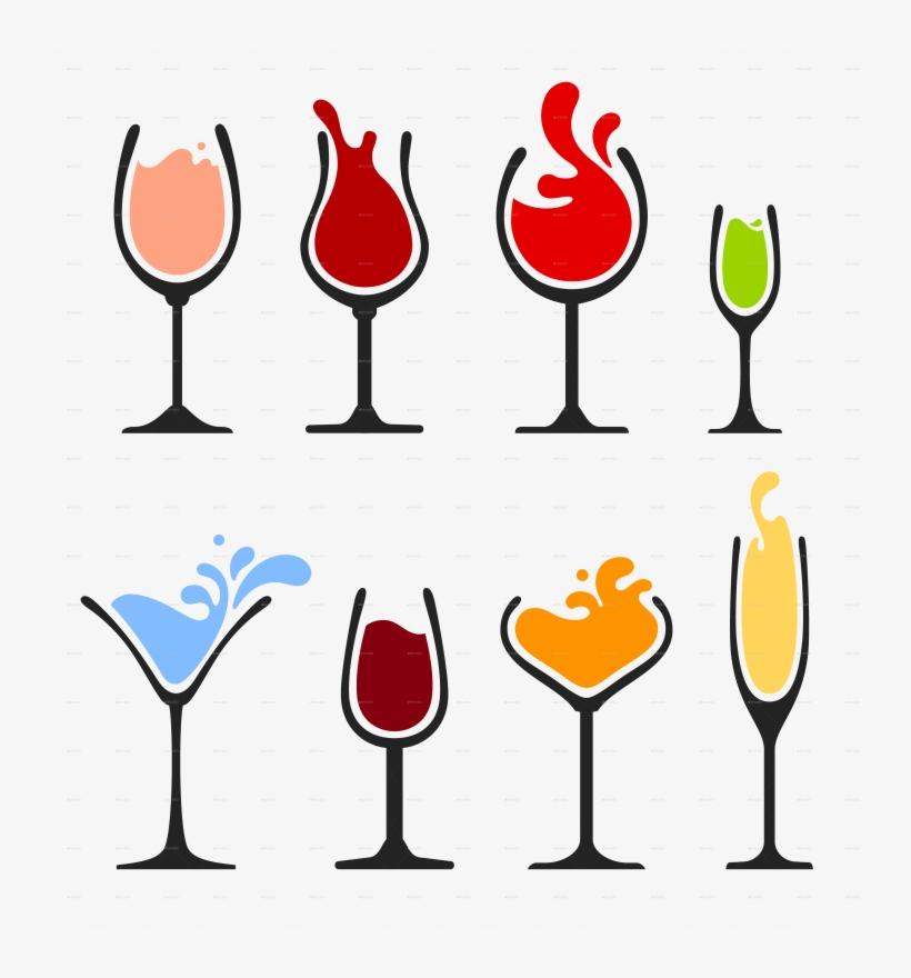 Wine Glass Vector Clipart Wine Champagne - Taça De Vinho Vetor, transparent png #3077951