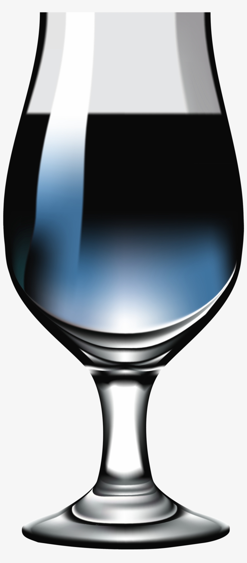 Blue Drink Png Clipart - Champagne Stemware, transparent png #3077982