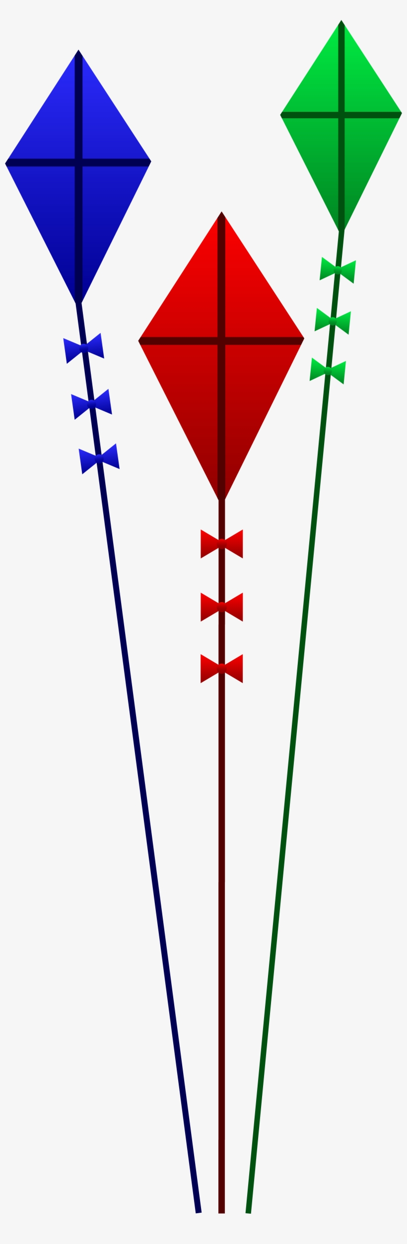 Kite Clipart Red And Blue - Kites Png, transparent png #3078742