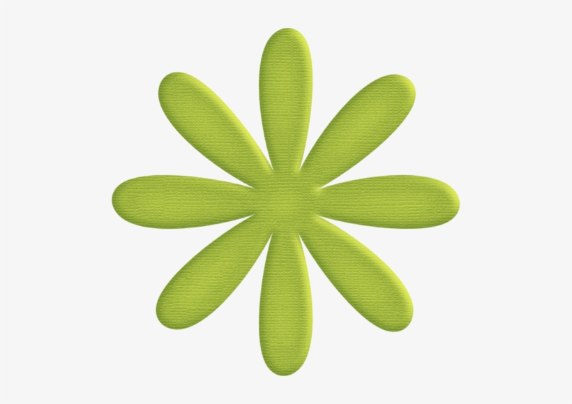 Jss Denimanddaisies Cardstock Daisy Green Dark - Stencil De Flores Para Pared, transparent png #3079083