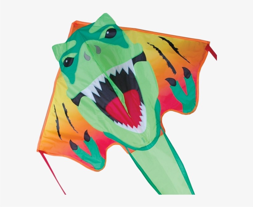 Large Easy Flyer Kite - Premier Kites & Designs Easy Flyer Kite, T-rex,, transparent png #3079385